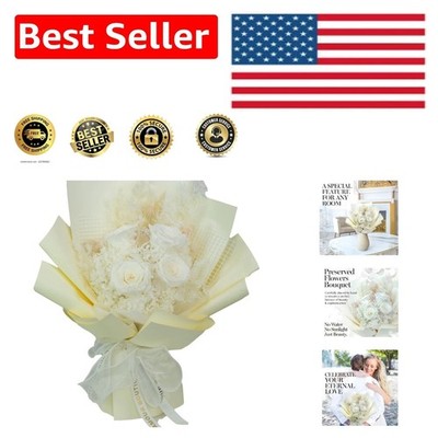 Elegant Preserved Flower Box with Hydrangeas for Lasting Love - 14.6 Inches