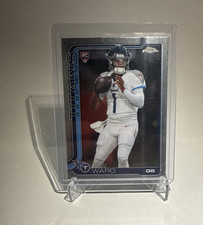 2023 Topps Chrome Football Cam Ward Rookie #314 Tennessee Titans Card