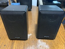 KLH Model 970A Bookshelf Speakers 2 40W Indoor/Outdoor - Tested - Sound Great 