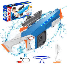 Electric Water Blaster, Auto and Manual Modes, 39ft Range, Automatic Suction
