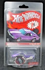 2009 Hot Wheels Red Line Club CUSTOM AMC AMX w/Pin & Case 1:64 Purple Limited Ed