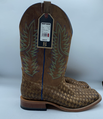 #ad Horse Power Boots Mens 10.5 D Brown Unbeweavable Broad Square Toe Western Cowboy $159.97