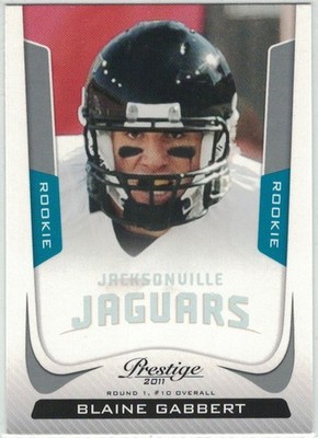 2011 Panini Prestige #210 Blaine Gabbert Rookie RC Jaguars