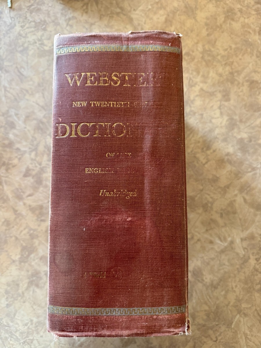 1951 WEBSTER'S New Twentieth Century Dictionary English Language