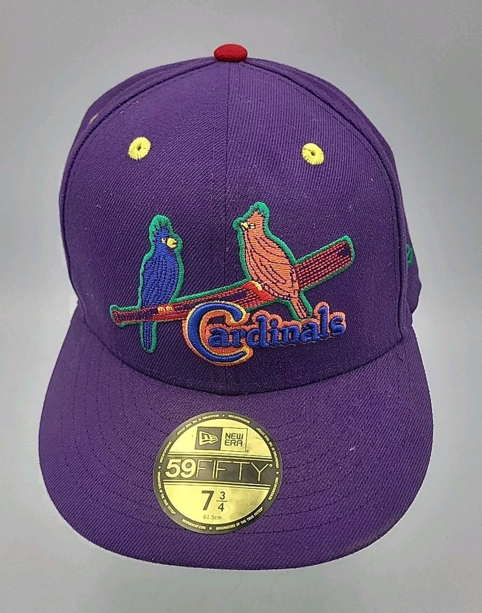 New Era x Hat Club St. Louis Cardinals Busch Stadium Patch Red UV 59Fifty Fitted Hat Black Homme de la Collection - FW22 - FR