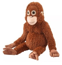 26  Punch Orangutan Monkey Stuffed Plush Animal  NOT FROM IKEA READ DESCRIPTION  