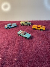 Vintage 1977 Ideal Slot Car TCR 1:64 Lot Of 4 Untested READ ,Parts