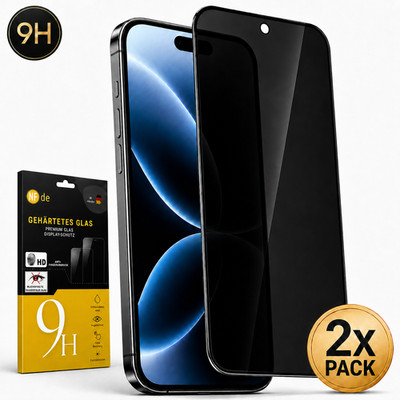 Panzerfolie Glas Blickschutz Für iPhone 17 16 15 14 13 12 11 XR Pro Max Mini