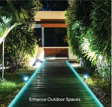 Tzumi LED Outdoor/Indoor 16 ft. Plug-In Wi-Fi Color Changing Rope Flex Light