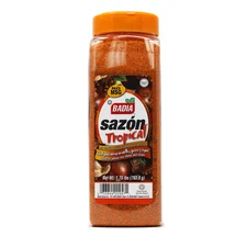 Badia Sazon Tropical Seasoning 1.75 lbs Bottle with Coriander Annatto