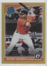2018 Panini Chronicles Optic Rated Rookies Gold Prizm 8/10 Anthony Santander 4f5