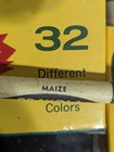 vintage Crayola crayons Binney & Smith lot in plastic container retired Maize — photo 4
