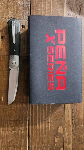 ENRIQUE PENA X-SERIES APACHE FRONT FLIPPER KNIFE BLUE DENIM (EK EXCLUSIVE)