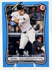Aaron Judge 2026 Bowman Light Blue Paper /499 #1 Yankees