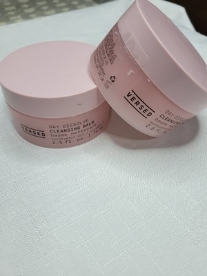 VERSED 2 Pack Day Dissolve Cleansing Balm Eucalyptus Oil Vitamin E 2.5 Fl.oz