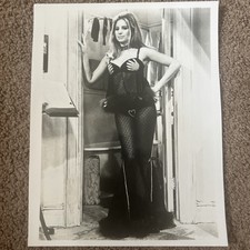 Barbra Streisand The Owl And The Pussycat Black See-thru Nightgown 8x10 photo