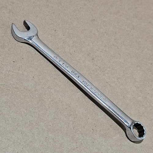 Snap On Tools USA 3/8" 12PT SAE Short Chrome Combination Wrench OEX120 - Bild 2 von 2