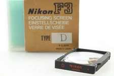 [Unused In Box] Nikon F3 Focusing Screen Type D Red Dot Matte For F3 From JAPAN