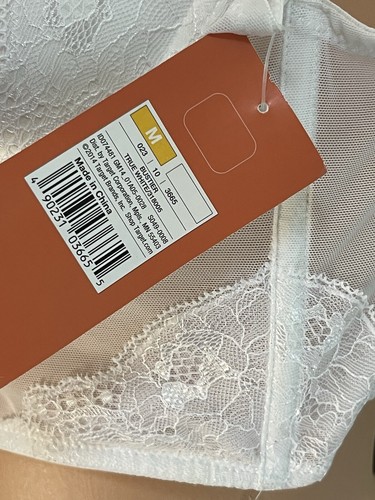 Gilligan & OMalley 2014Bustier Longline Corset Women’s White Satin & Lace M NWT - Picture 4 of 12