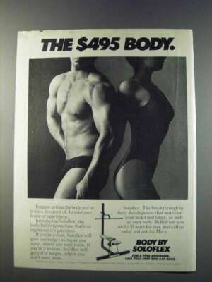 1981 Soloflex Exercise Equipment Ad - The $495 Body