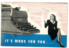 Remington Rand Typewriter operators manual c. 1940's Remington Rand Inc New York thumbnail