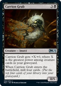 Carrion Grub x4 - Magic Core Set 2021 - NM-Mint, English - Magic Core Set 2021