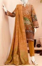 New Pakistani Shalwar Kameez Stitched J. 3 Piece PRET  Size: S 