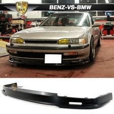 Fits 90-93 Honda Accord Mugen Style Front Bumper Lip Spoiler Pp Fits 90-93 Honda Accord Mugen Style Front Bumper Lip Spoiler Pp