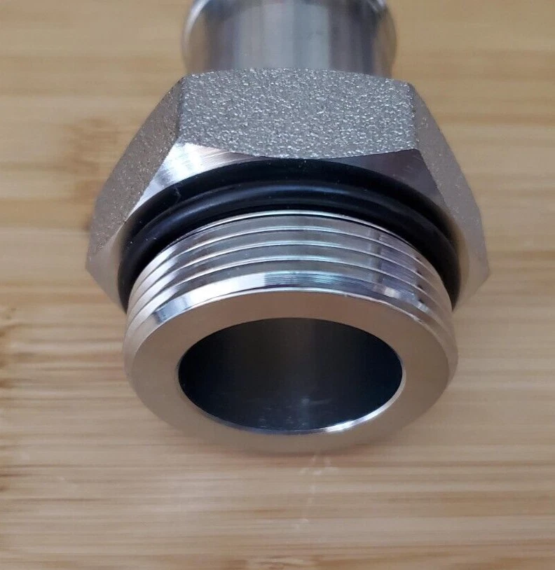 5604-20-20 NPT To Hose Barb Male 20 (1 1/4") to ORB Male 20 (1 1/4") Straight - Image 4 of 4