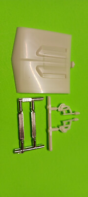 67 1967 Chevelle SS 1/25 AMT Hood Hinges Chrome Trim Inserts Model Car Parts