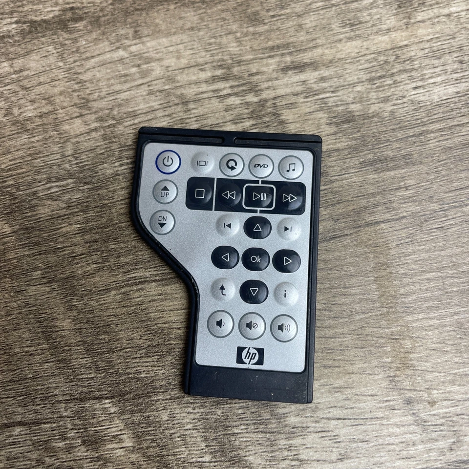 Mando a distancia HP RC1762301/00 plateado inalámbrico portátil para portátil centro multimedia Foto 2 de 4