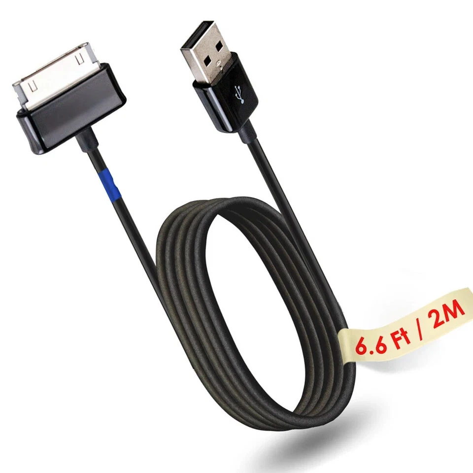 2A AC Adapter Charger + USB Cable for Samsung Galaxy Tab Tablet 7 8.9 10.1 Inch - Image 3 of 4