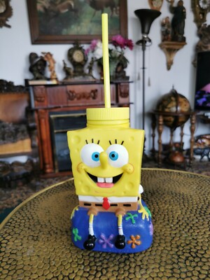 Spongebob Schwammkopf Universal Studios 2002 Trinkflasche Ent.Stephen Hillenburg