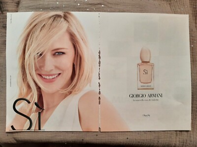 Publicité papier Parfum - G. Armani Si de 2015 - Perfume Ad