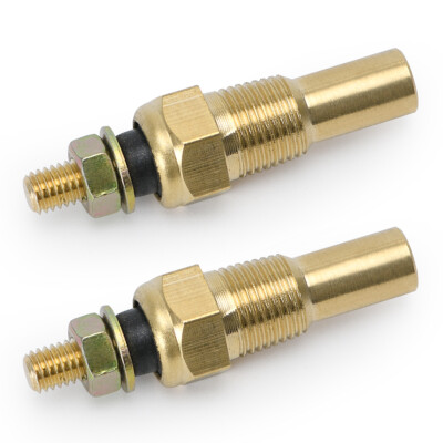 2X Temp Sensor Water Oil Temperature Sender Gauge VDO Sender 1/8 NPT Electrical