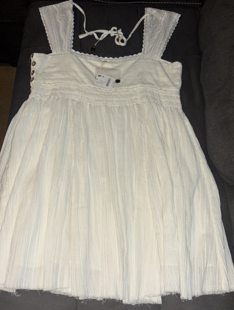 Free People Heartland Mini Dress - Ivory Comb Free People Heartland Mini Dress - Ivory Comb