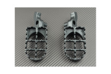 Coppia Pedane Poggiapiedi Motocross Acciaio per HONDA CR 250 CR250 2000-2001
