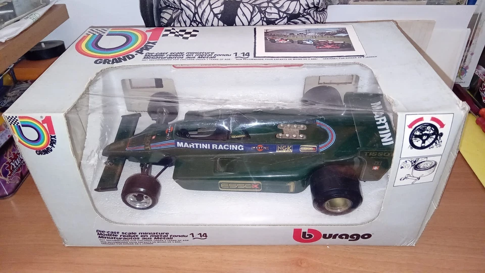 Burago 1:14, Grand Prix1: "Lotus MK4/1979" Martini-Tissot. Mario Andretti. - Immagine 3 di 4