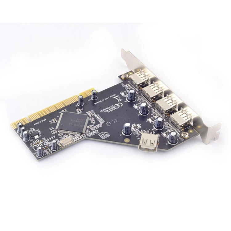 PCI to 4 Ports External + 1 Port Internal USB 2.0 Expansion Card Chipset for NEC - Image 3 of 4