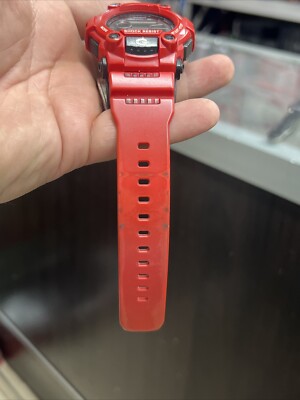 Casio G-Shock 3194 G-7900A Tide Moon Digital Watch Rescue Red | eBay