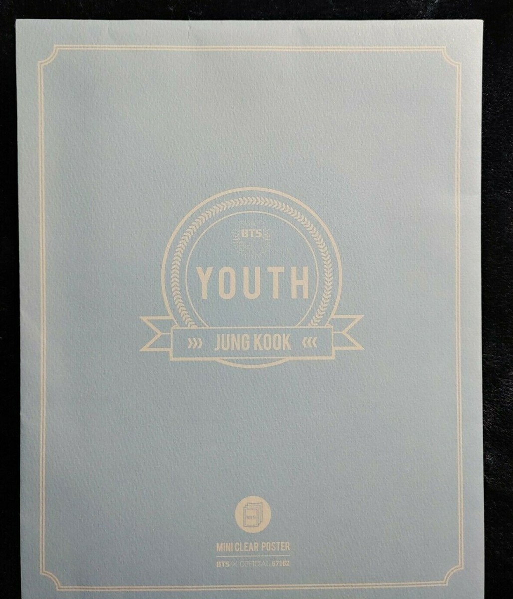 BTS YOUTH 2016 Japan Loppi&HMV Limited Mini Clear Poster Set
