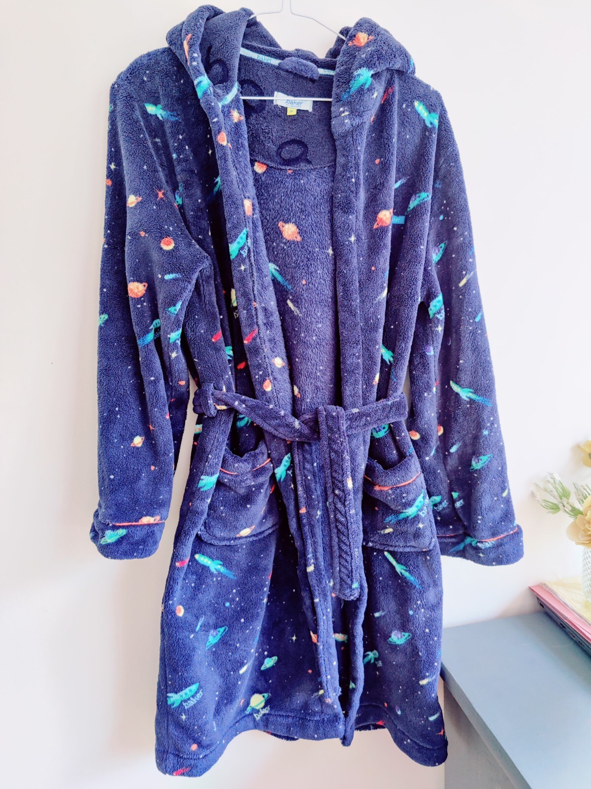 TED BAKER Young Boys Teenager Super Cosy Dressing Gown Age 1314 15