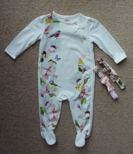 ted baker baby girl babygrow