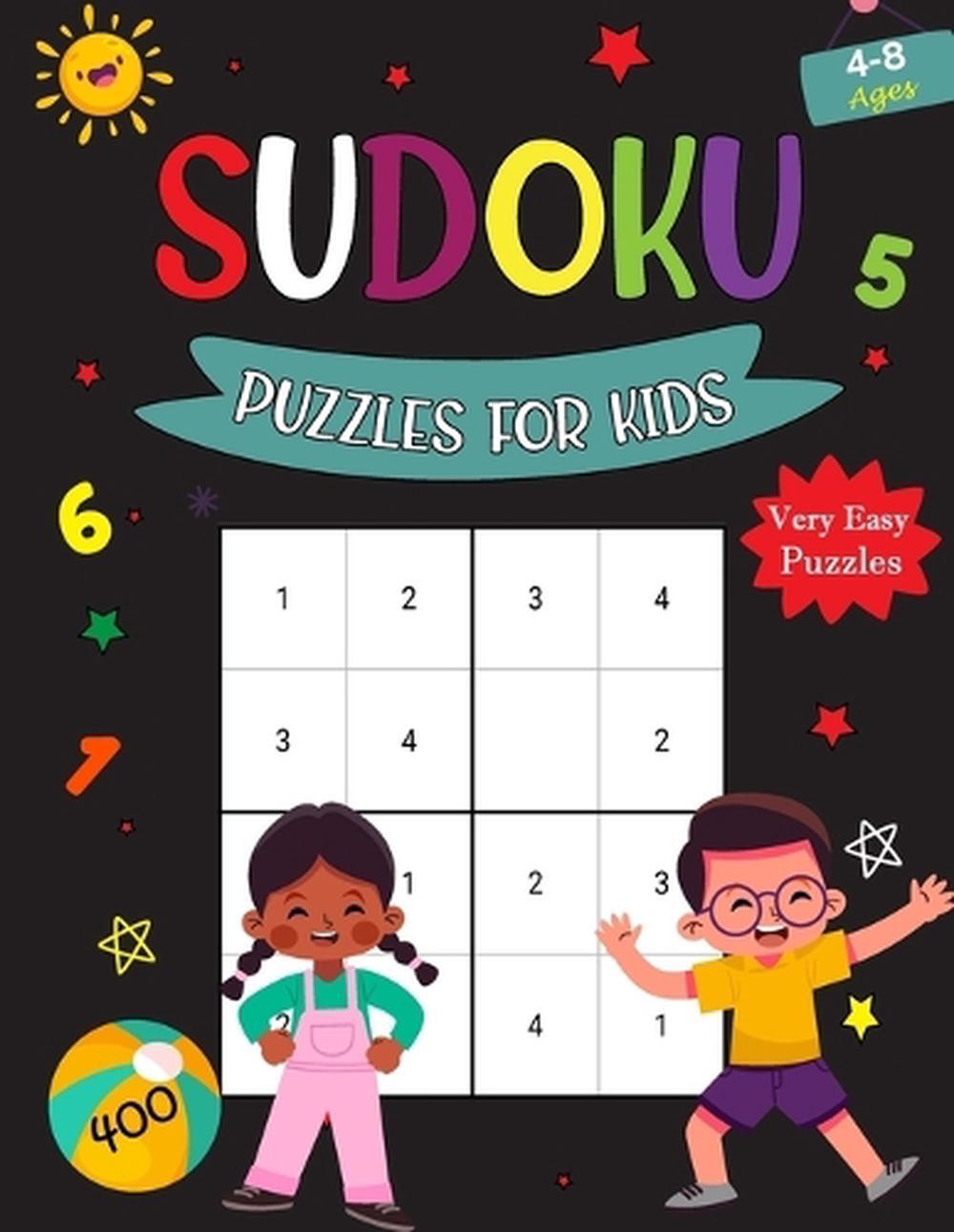 Sudoku Puzzles For Kids Ages 4-8: Brain Games 400 Sudoku Puzzles Activity Books