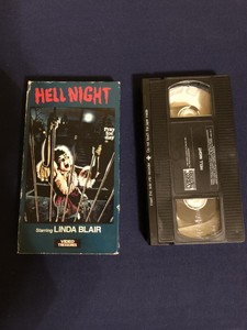 Hell Night Linda Blair Video Treasures VHS Movie-A-89 | eBay