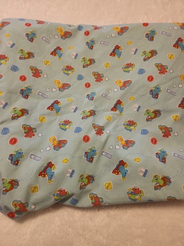 Sesame Street Crib Sheet Unisex Cookie Monster - Afbeelding 1 van 3