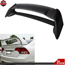 For Honda Civic 4dr 2006-2011 Sedan Unpainted Mugen Style Rr Trunk Wing Spoiler