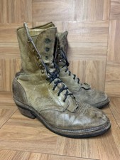 Rare 8 EE Chippewa Golden Bay Apache Arroyo Western Crazy Horse Leather Boots
