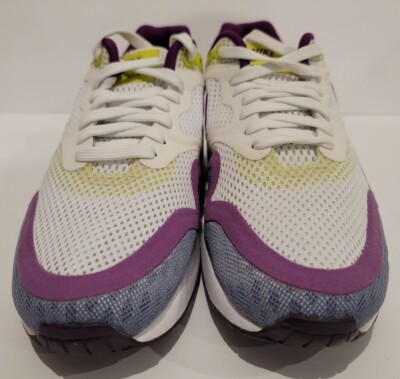 Nike Air Max 1 ''Breeze'' Women's New Running Cross Trainer White/Grape/Violet Sz7
