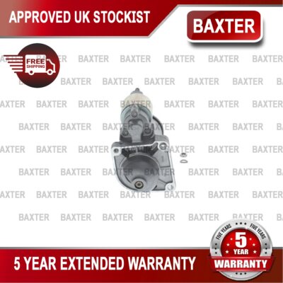 Fits Fiat 500 Punto Panda Grande 1.0 1.2 D 1.4 Baxter Starter Motor